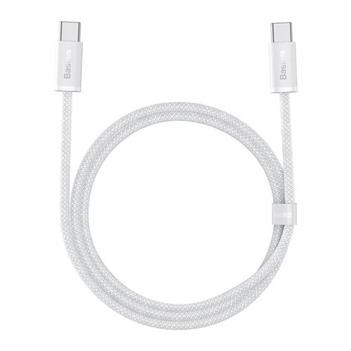 BASEUS DYNAMIC SERIES FAST CHARGING DATA CABLE TYPE-C TO TYPE-C 100W | 100CM | WHITE
